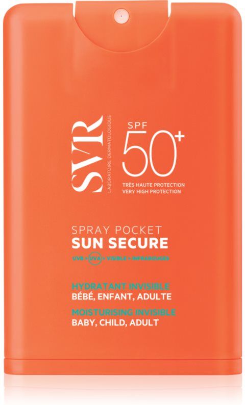 SVR Sun Secure Spray Pocket spray de voyage solaire SPF 50+ 20 ml