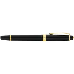 Cross, Schreibstifte, Rollerball Bailey Light Schwarz/Gold, Fein, in Geschenkbox (1x)