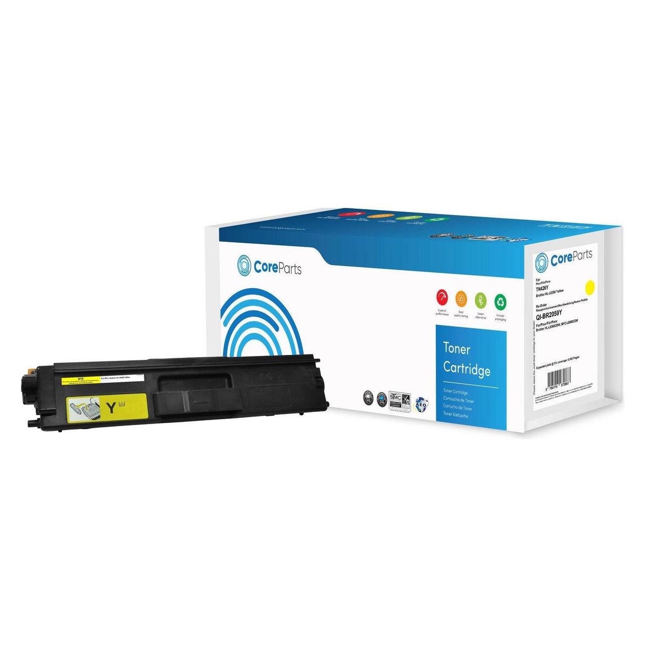 CoreParts Toner Yellow TN426Y-NTR (Y) (QI-BR2059Y)