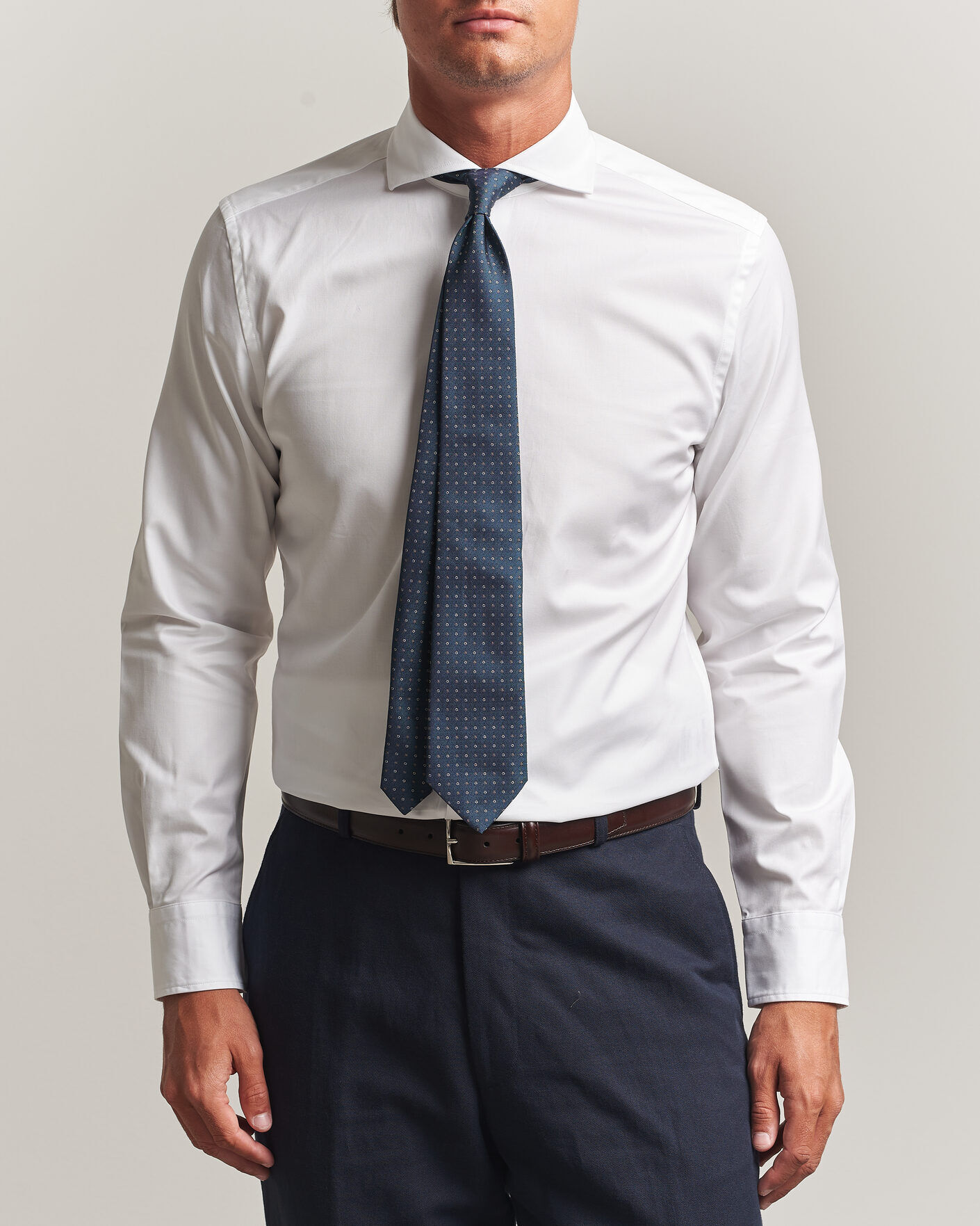 Morris Twill Shirt White men S Hvid