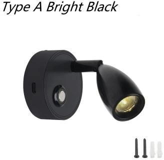 Uplift Picks Tokili Dimmable LED Reading Spotlight With Dual USB Charging Ports black (a) 2 W neutral White 4000k