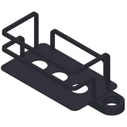 Giese Optisign Duschkorb 30786-14 Montage an Brausestange links, schwarz matt