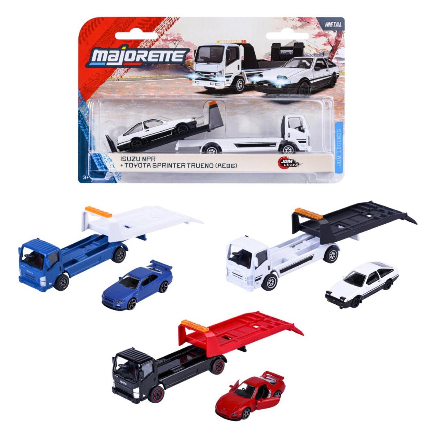 Majorette JDM Legends Car Transporter, 3-sort. (8502103002)