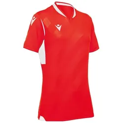 Macron, Damen, Sportshirt, Irma (S), Weiss, Rot