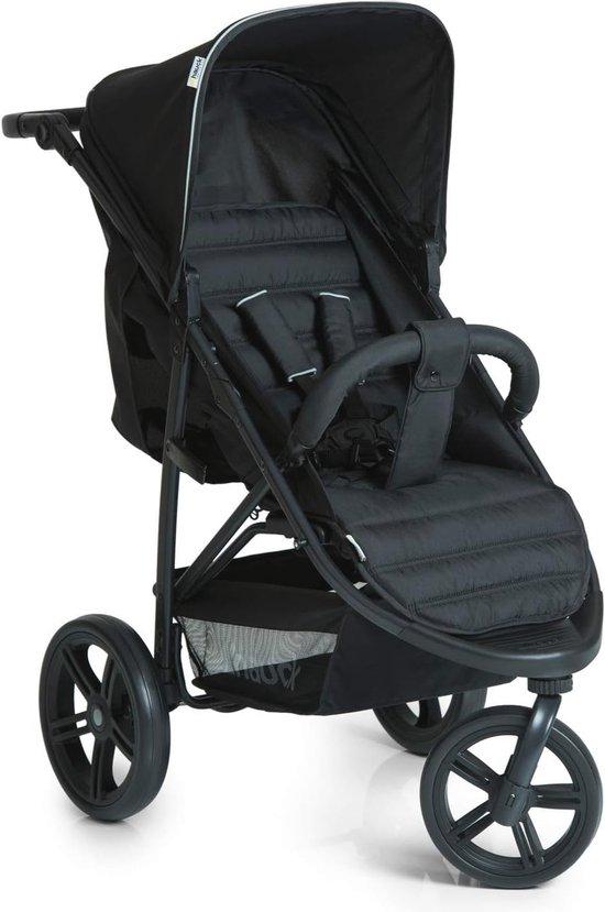 Famanu Dreirad-Buggy bis 25 kg mit Liegefunktion - Schwarz