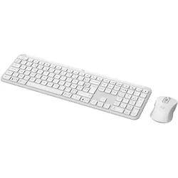 LOGITECH MK950 Signature Slim Combo Off-White, Logi Bolt, USB/Bluetooth, FR