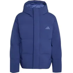 ADIDAS Herren Jacke HELIONIC PUFFER DAUNEN, KAPUZE, Größe XL in Blau Blau