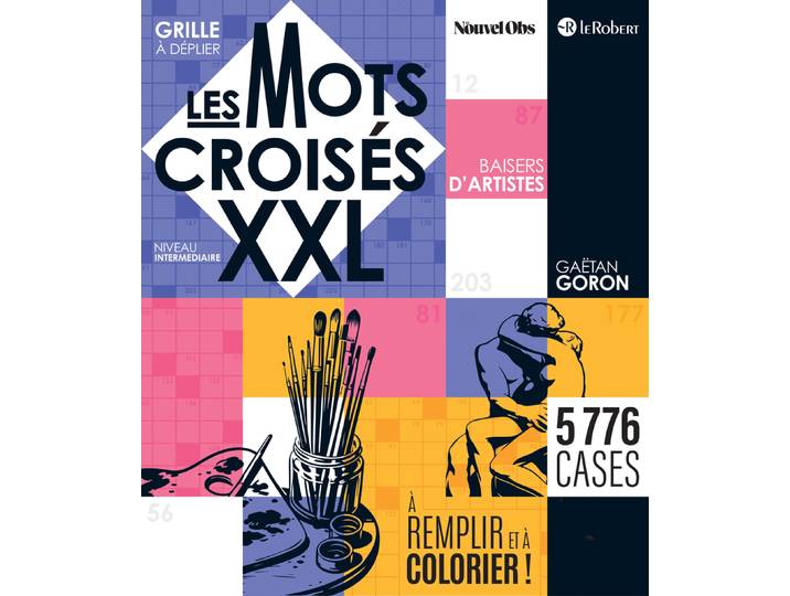 Les mots croisés XXL - Baisers d'artistes (Carte)