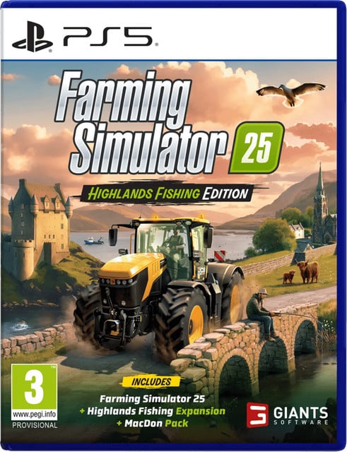 Farming Simulator 25 Highlands Fishing Edition voor PlayStation 5