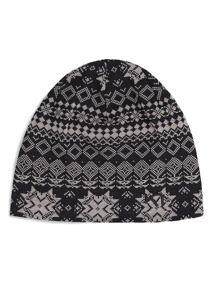 KARI TRAA Wollbeanie "Vilma" in Schwarz - onesize