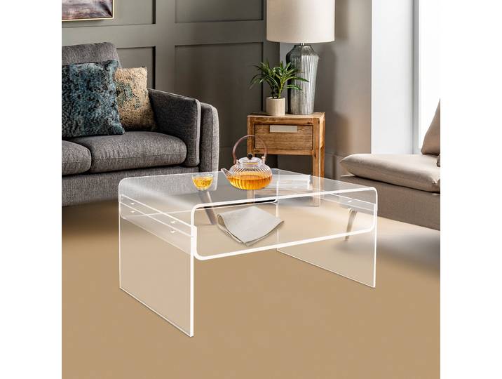 Table basse en acrylique Table basse moderne pour table d'appoint de salon