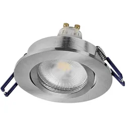 Osram, Einbauleuchte, HOMELIGHTING 4058075853492 Deckenstrahler, LED-Deckenstrahler GU10 Sat (GU10, Aluminium)