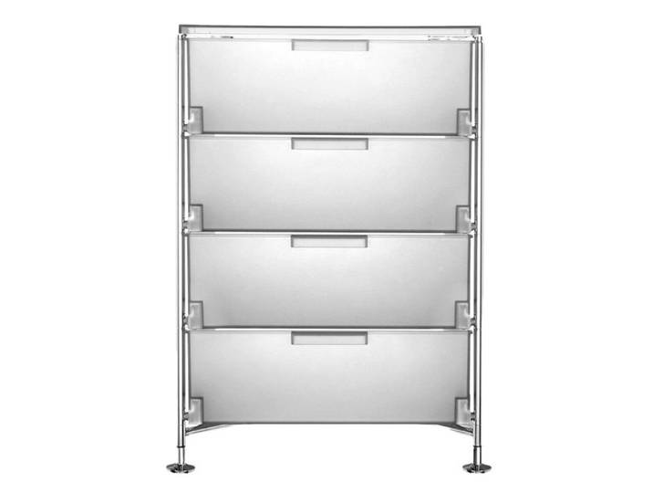 Kartell Mobil Aufbewahrungsschrank Stahl/Verchromt
