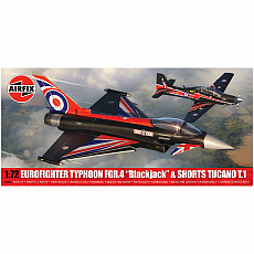 Airfix - Twin Pack Eurofighter Typhoon FGR.4 (Blackjack) + Shorts Tucano T.1 - 1:72 - 91 Teile 306321