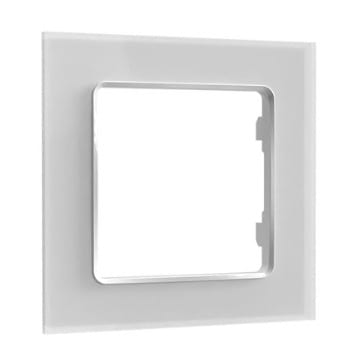 Shelly Wall Frame 1 Wandtaster Rahmen 1-fach weiß Shelly_WF_1_w