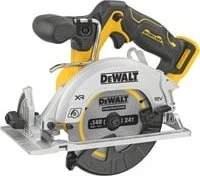 Dewalt Akku-Handkreissäge DCS512NT, 12Volt (gelb/schwarz, ohne Akku und Ladegerät, in TSTAK Box)