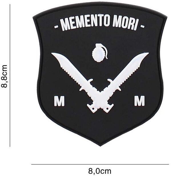 101 INC PVC Patch - Memento Mori Shield Dagger
