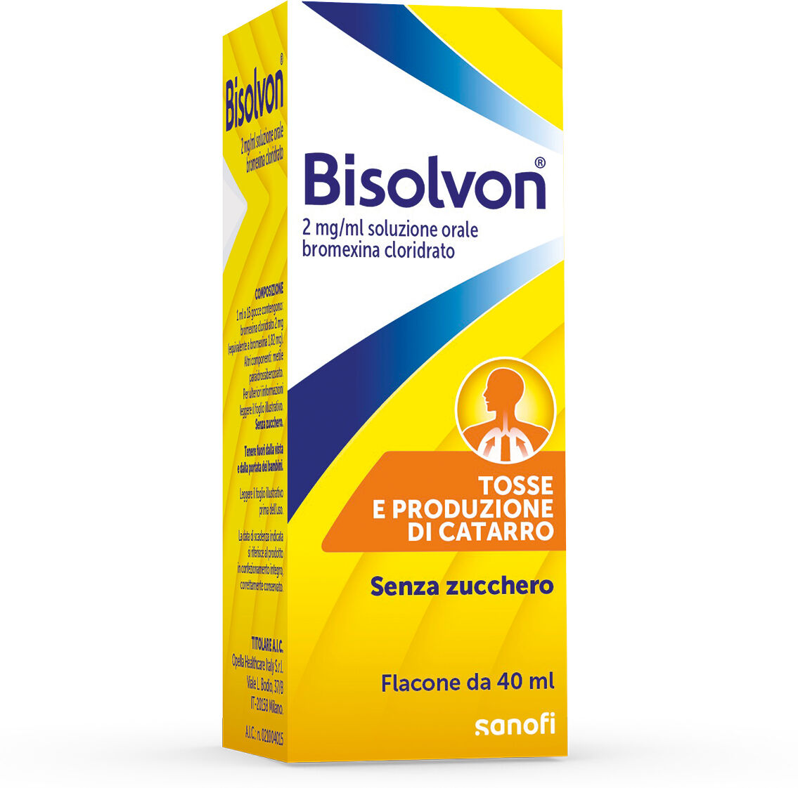 OPELLA HEALTHCARE ITALY Srl Bisolvon 2mg/ml Soluzione Orale, 40 ml