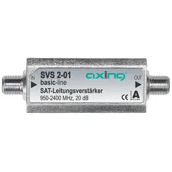 Axing SVS2-01 SAT-Leitungsverstärker, 950 - 2400 MHz, 20 dB SVS00201 SVS 2-01