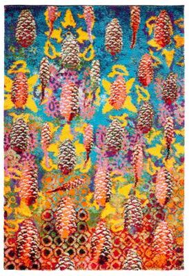 SAFAVIEH Fiesta Shag Kisha Abstract Rug