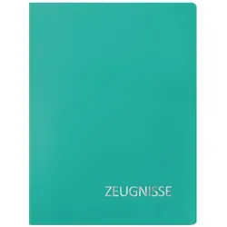 ROTH Zeugnismappe Basic, aus PP, DIN A4, türkis