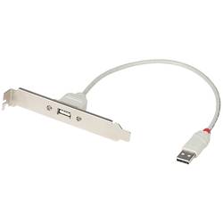 Lindy 33123 USB 2.0 Slotblechadapter, 1 x USB Typ A