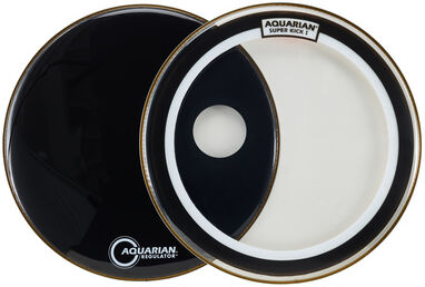 "Aquarian 22"" Super Kick Clear Bass Set "