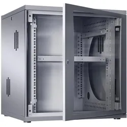 Rittal FlatBox (12 HE, 19 Zoll Rack), Serverschrank, Grau