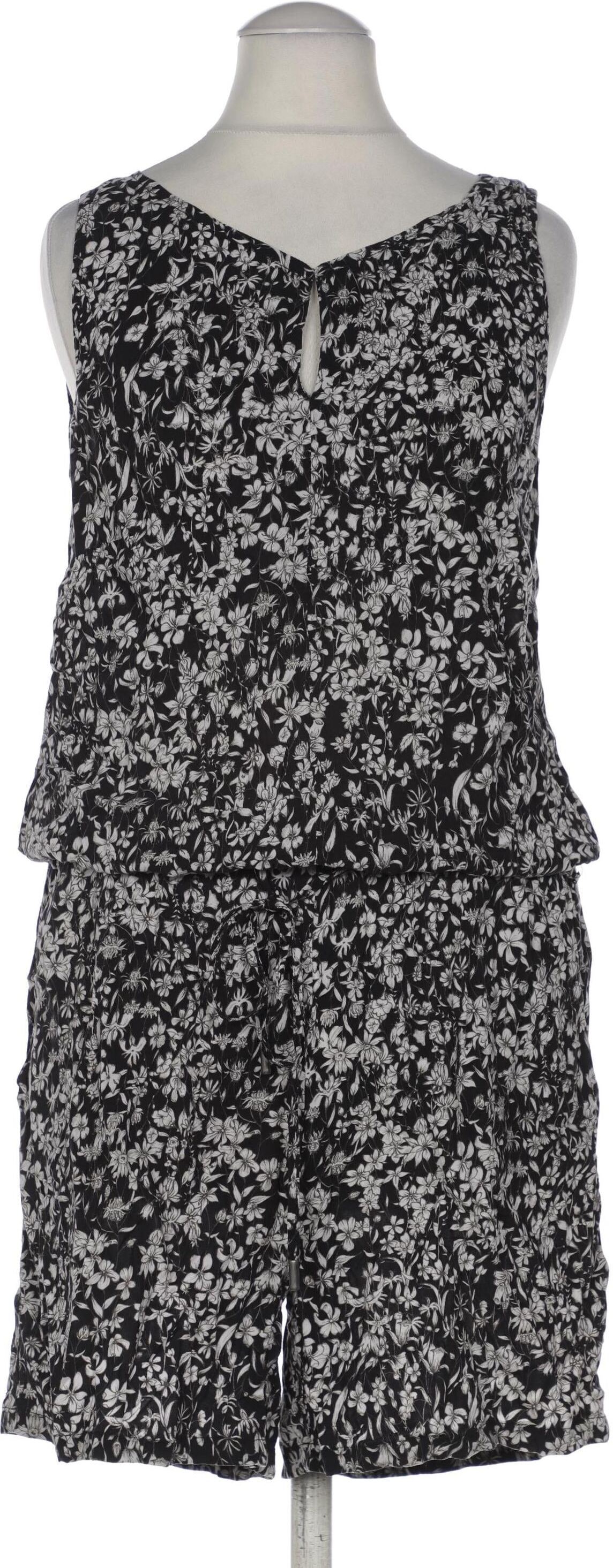 Esprit Damen Overall oder Jumpsuit, Schwarz, Gr. M, Viskose - Second Hand