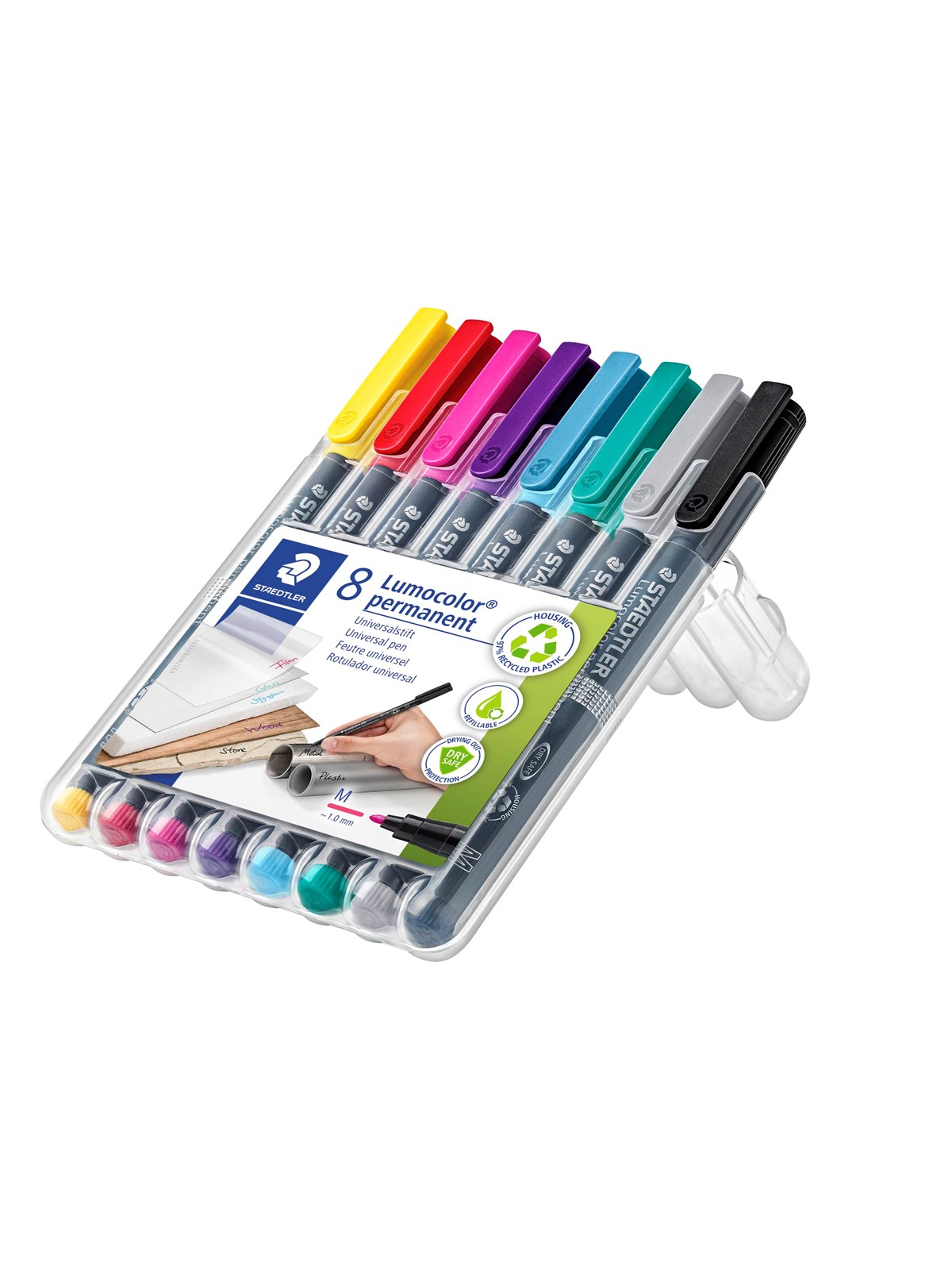 Staedtler Universal pen Lumo M perm 8pcs Box