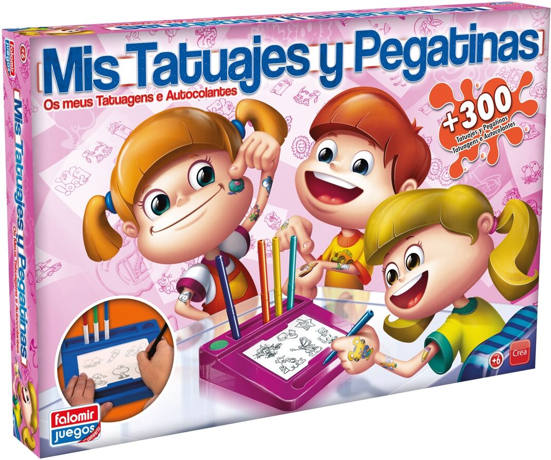 Juguetes Falomir Juego mis tatuajes y pegatinas Falomir.