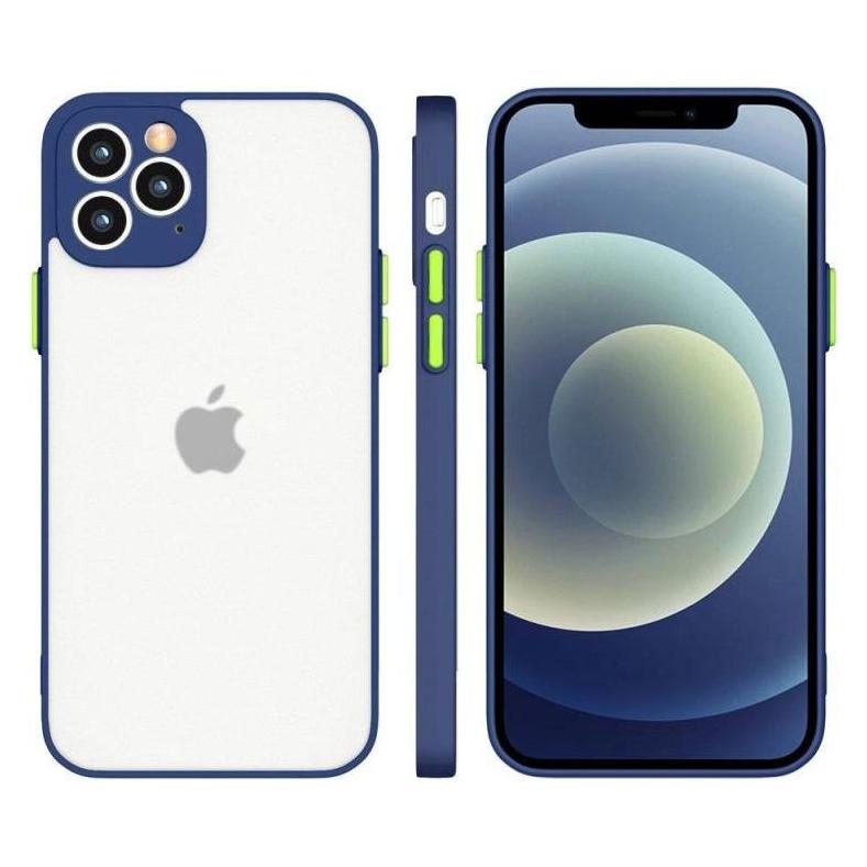 Hurtel Milky Case Flexible, durchscheinende Silikonhülle für Samsung Galaxy A22 4G Marineblau (Samsung Galaxy A22) (1404978613)