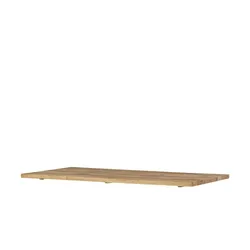 Tischplatte aus massiver Wildeiche Comida ¦ holzfarben ¦ Maße (cm): B: 90 H: 4