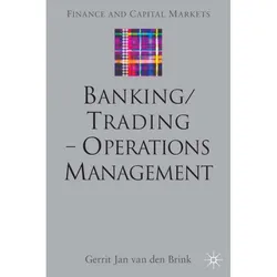 Banking/Trading - Operations Management, Fachbücher von Kenneth A. Loparo