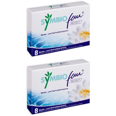 Symbiofem Protect Bade und Schutztampon 2x 2x8 St Tampon