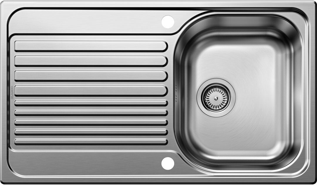 Blanco TIPO Family Single Bowl Stainless Steel Inset Kitchen Sink 860mm L
