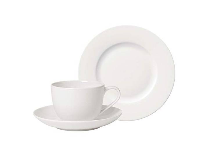 Villeroy und Boch - For Me Kaffee-Set, 18 tlg., das Allround-Talent, Premium Porzellan, spülmaschinen-, mikrowellengeeignet, weiß