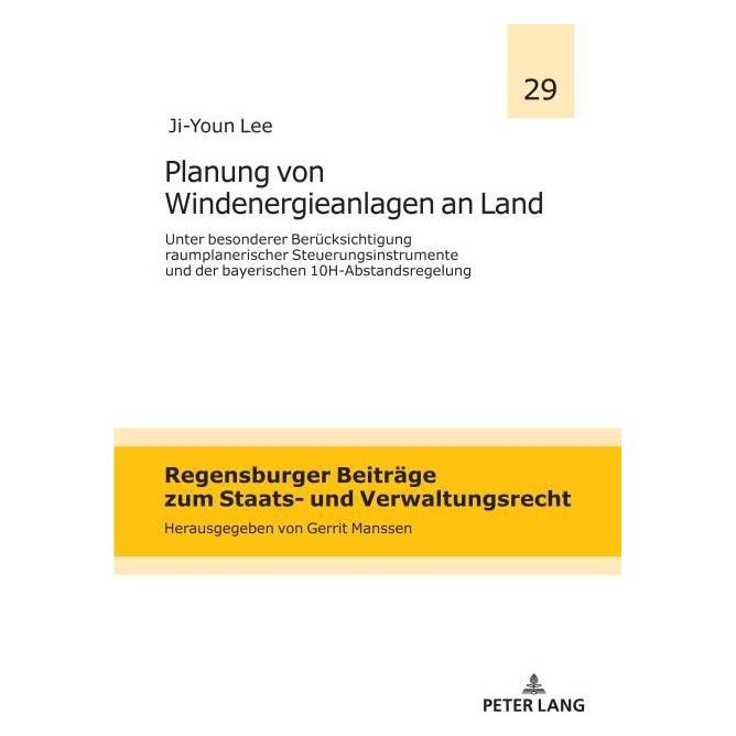 Peter Lang Lee:Planung von Windenergieanlagen an L (Deutsch, Hardcover, Ji-Youn Lee) (67841542)