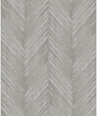 Seabrook Designs Otto Geometric Chevron Non-Woven Unpasted Wallpaper