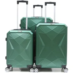 Reisekoffer ABS-03 Koffer 3-teilig Hartschale Trolley Set Kofferset Ha