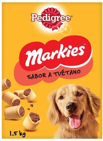 Pedigree Markies Snack para perros adultos medianos y grandes tuétano 1,5 kg.  (1,5 Kg)