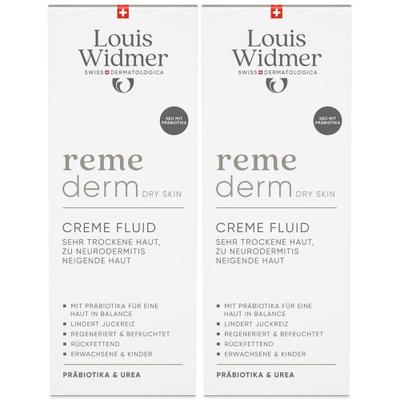 Widmer Remederm dry Skin Cre.Fluid Präbiotika l.P. 2x 2x200 ml Emulsion