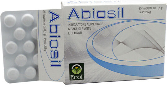 ECOL Sas Ecol Abiosil 25 Compresse - Integratore Alimentare Naturale per il Benessere Generale