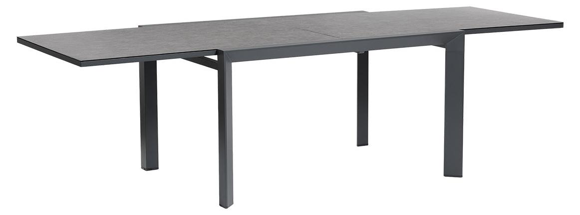 Ausziehbarer Gartentisch für 6-10 Personen aus Aluminium