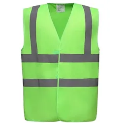 Yoko Warnschutz-Weste »High-Vis 2-Bands« Größe XXL grün