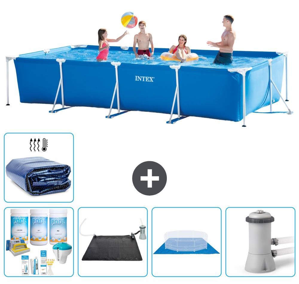 Rechteckiger Frame Pool - 450x220x84 cm - 6-teilig S20074