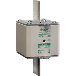 Hager LNH3400M6A NH-Sicherungseinsatz NH3 690V aM 400A Kombimelder Grifflasche spannunsgführend
