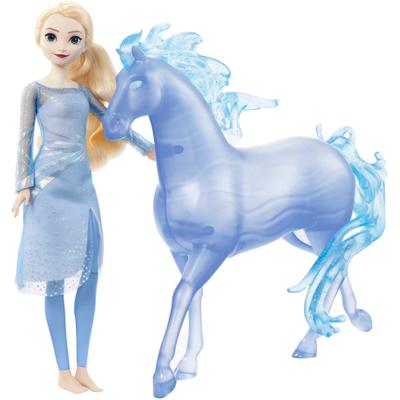 Anziehpuppe MATTEL "Disney Die Eiskönigin, Elsa und Wasserfigur Nokk", bunt, Puppen, Kinder