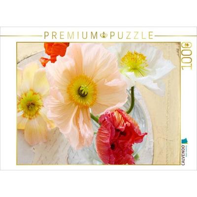 CALVENDO Puzzle Mohnblüten in der Vase | 1000 Teile Lege-Größe 64x48cm Foto-Puzzle für glückliche Stunden, Sonstige von , Calvendo Puzzle