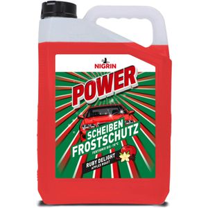 Nigrin Scheibenfrostschutz 775697, Power Ruby Delight, bis -18°C, gebrauchsfertig, 5 Liter